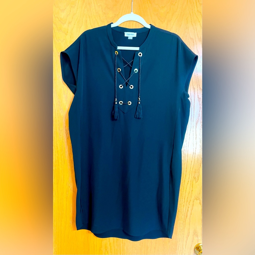 Calvin Klein swim cover up / dress, with pockets, size 10